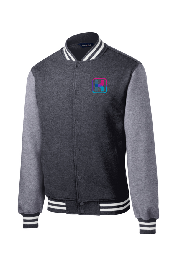 KlariVis: ADULT Fleece Letterman Jacket (Embroidered)