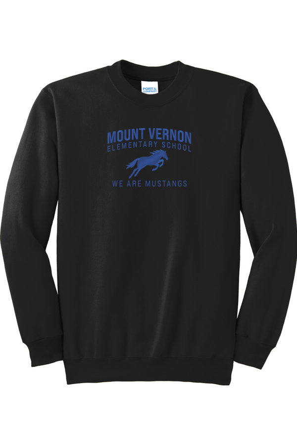 MVES: ADULT Crewneck Sweatshirt (8" Wide Embroidery)