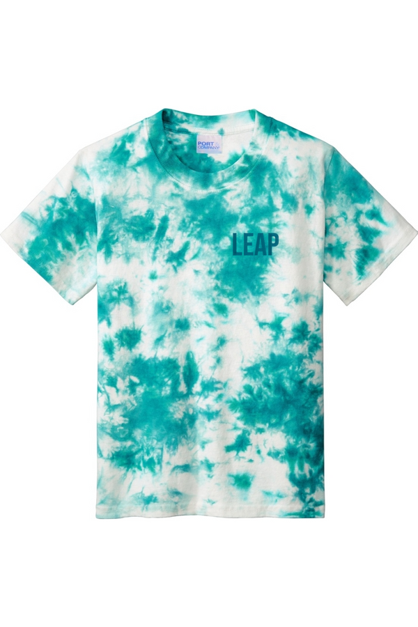 Leap: YOUTH Crystal Tie-Dye Tee (Embroidered)