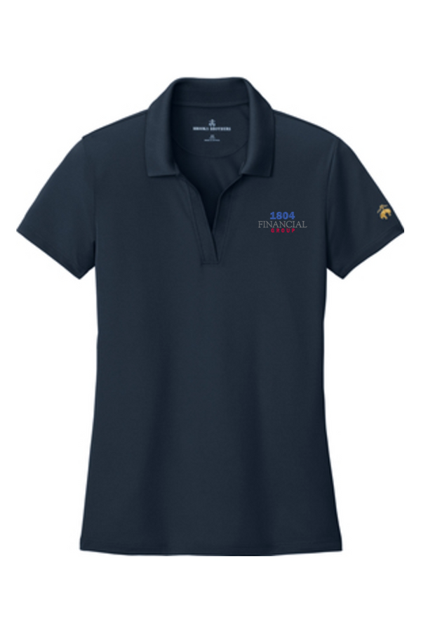 1804: Brooks Brothers LADIES Mesh Pique Performance Polo