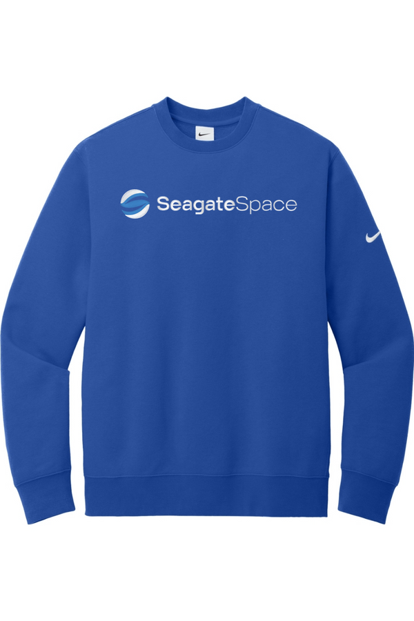 Seagate Space: Nike ADULT Fleece Crewneck Sweatshirt (FullFront Embroidery)