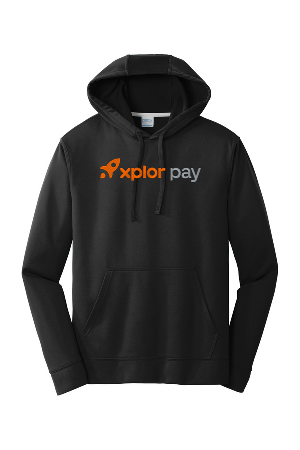 Xplor Pay: ADULT Performance Fleece Pullover Hooded Sweatshirt (FullFront Embroidery)