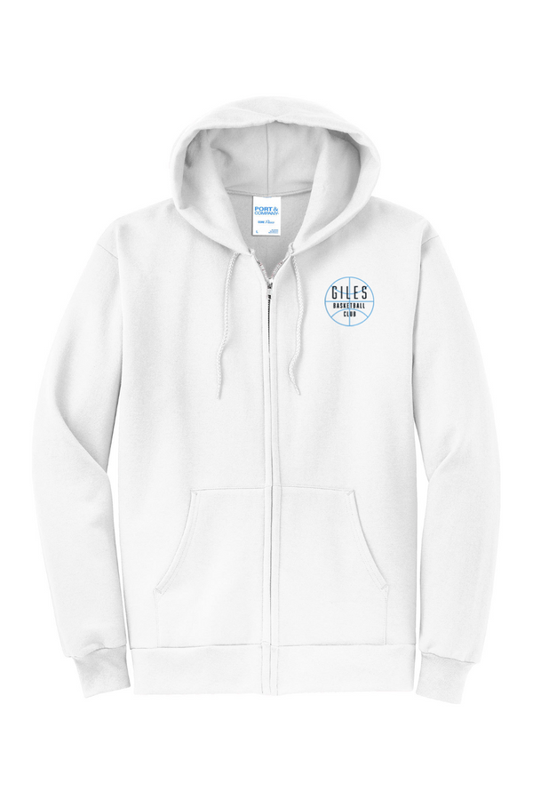 GBC: ADULT Fleece Full-Zip Hooded Sweatshirt