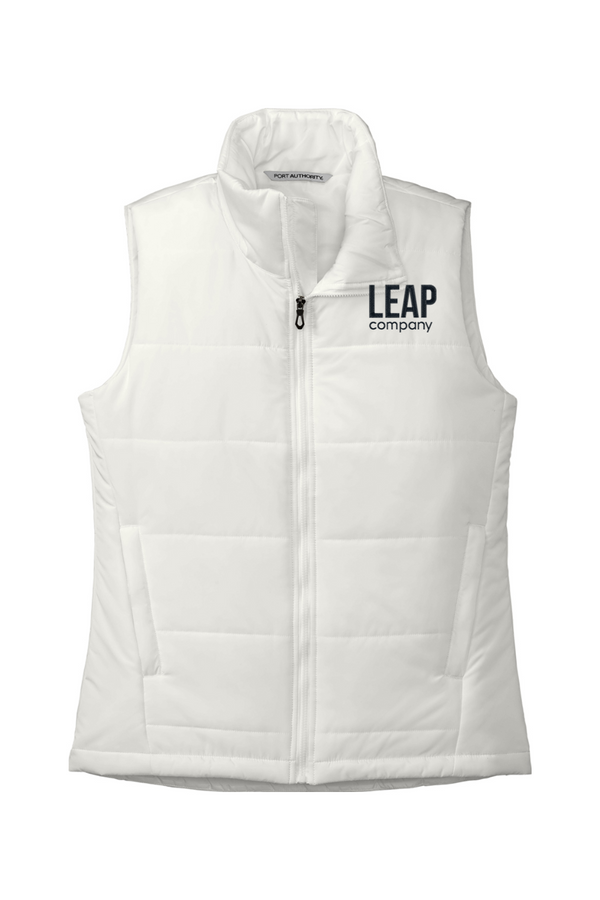 Leap: LADIES Puffer Vest (Embroidered)