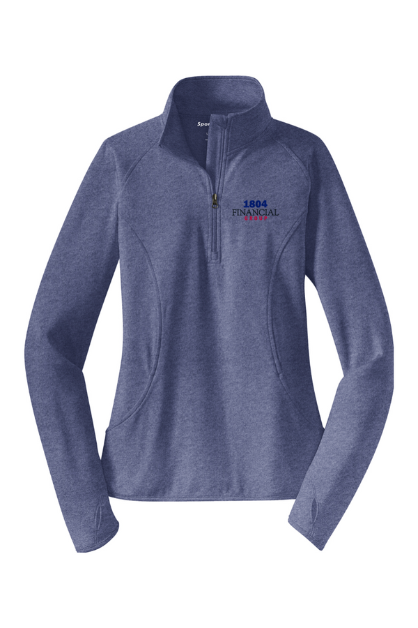 1804: LADIES Sport-Wick Stretch 1/2-Zip Pullover