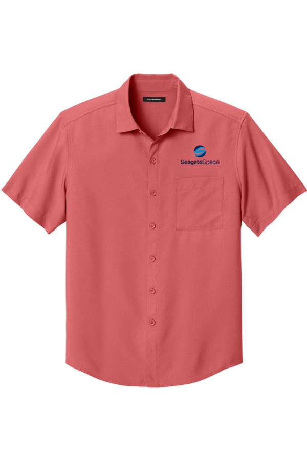 Seagate Space: ADULT Short Sleeve UV Dockside Shirt (Embroidered)