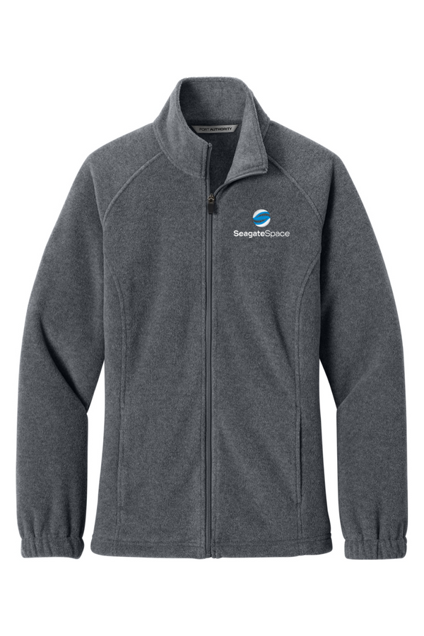 Seagate Space: LADIES Plush Fleece Full-Zip Jacket (Embroidered)