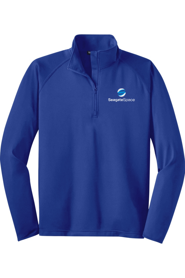 Seagate Space: ADULT Sport-Wick Stretch 1/2-Zip Pullover (Embroidered)