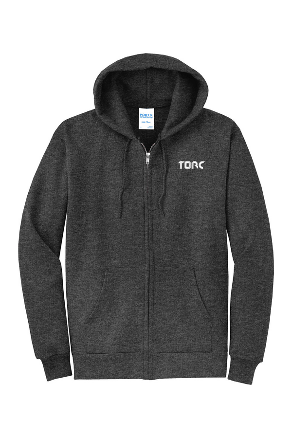 Torc: Classic Fleece Full-Zip Hooded Sweatshirt