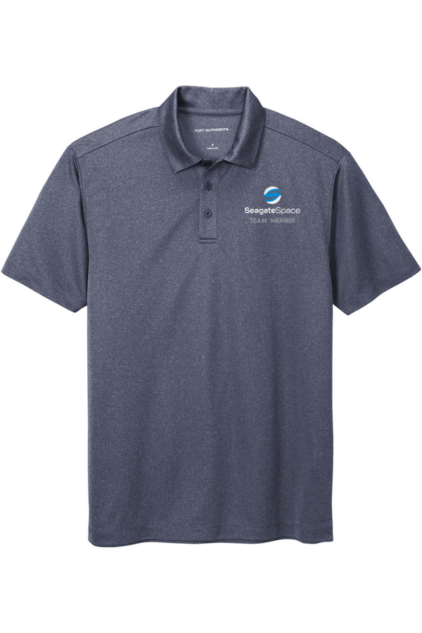 Seagate Space TEAM MEMBER: ADULT Heathered Performance Polo (Embroidered)