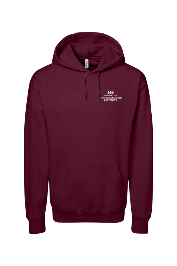 VTTI Chevron with VT Sleeve Logo: ADULT Classic Hooded Sweatshirt (Embroidered)