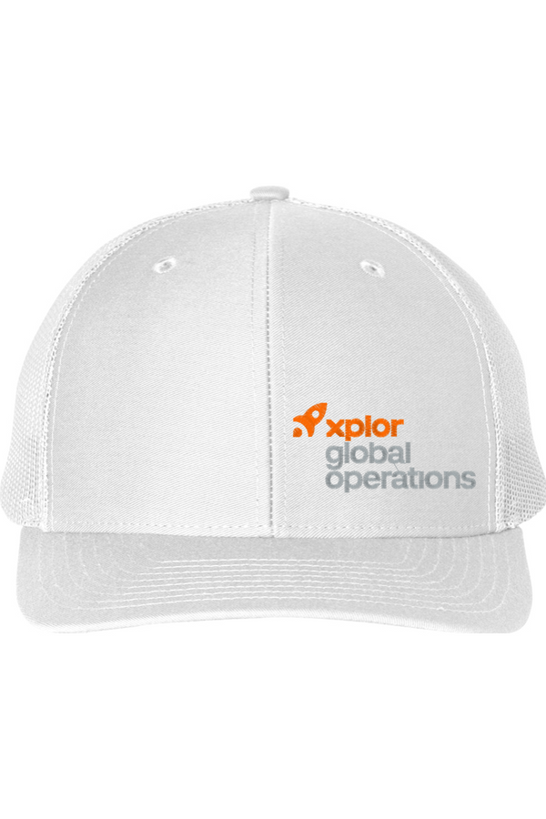 Xplor Global Ops: Richardson Snapback Trucker Cap (Embroidered)