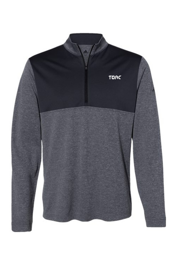 Torc: Adidas Two Toned Lightweight Quarter-Zip Pullover
