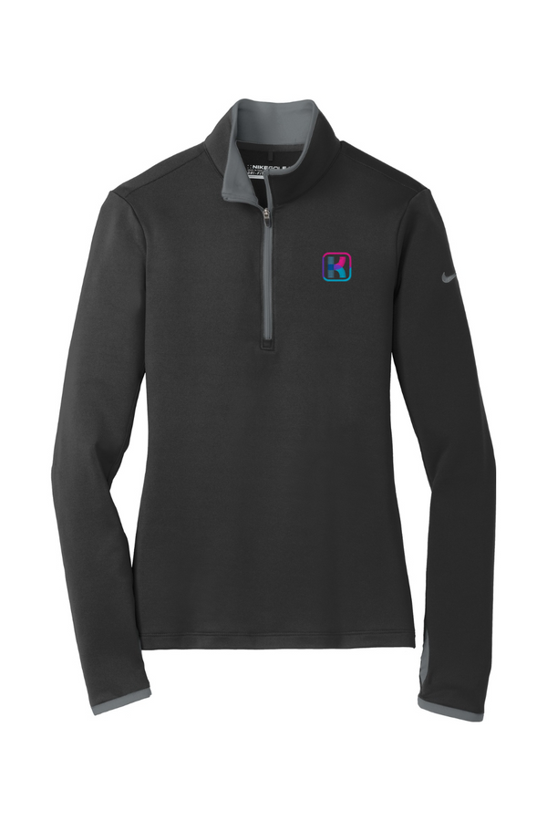 KlariVis: Nike LADIES Dri-FIT Stretch 1/2-Zip Cover-Up