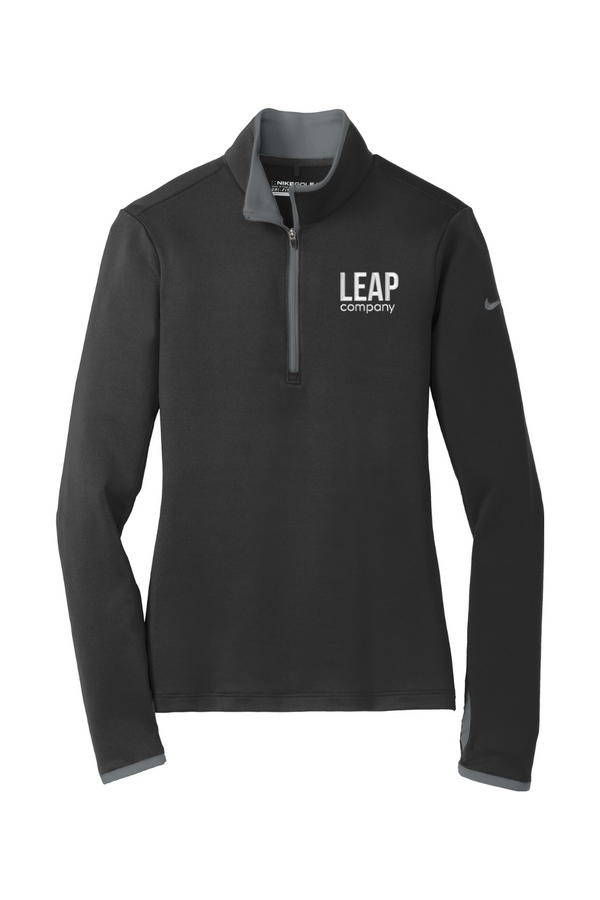 Leap: Nike Ladies Dri-FIT Stretch 1/2-Zip Cover-Up