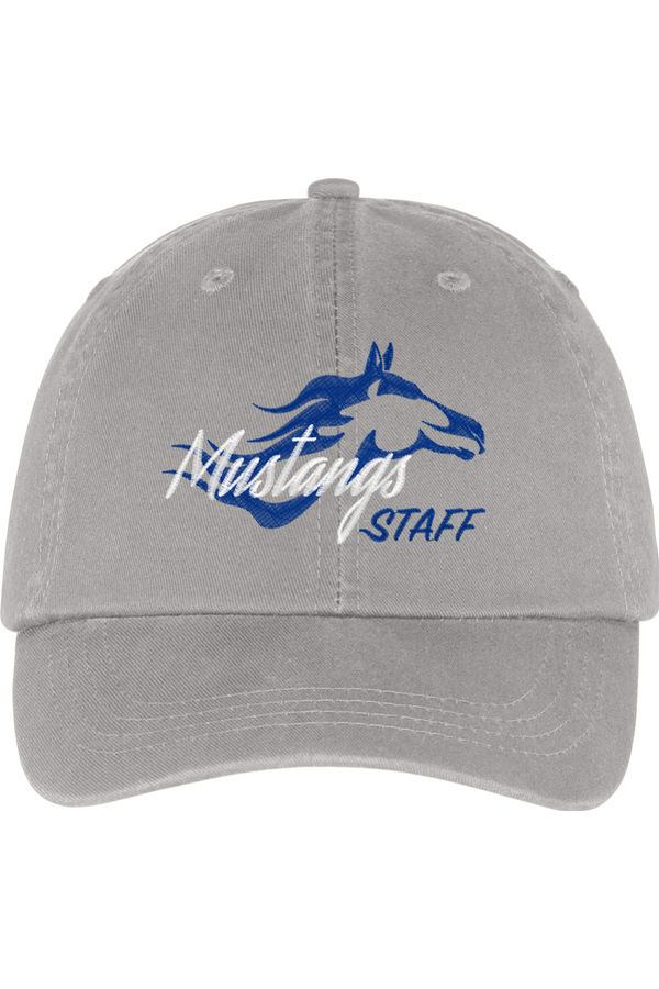MVES Staff: Washed Twill Cap (Embroidered)