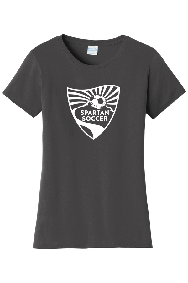 Spartan Soccer: LADIES Ringspun Cotton Tee