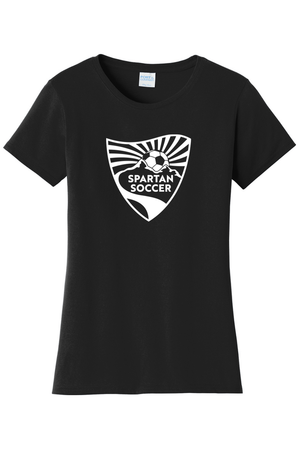 Spartan Soccer: LADIES Ringspun Cotton Tee