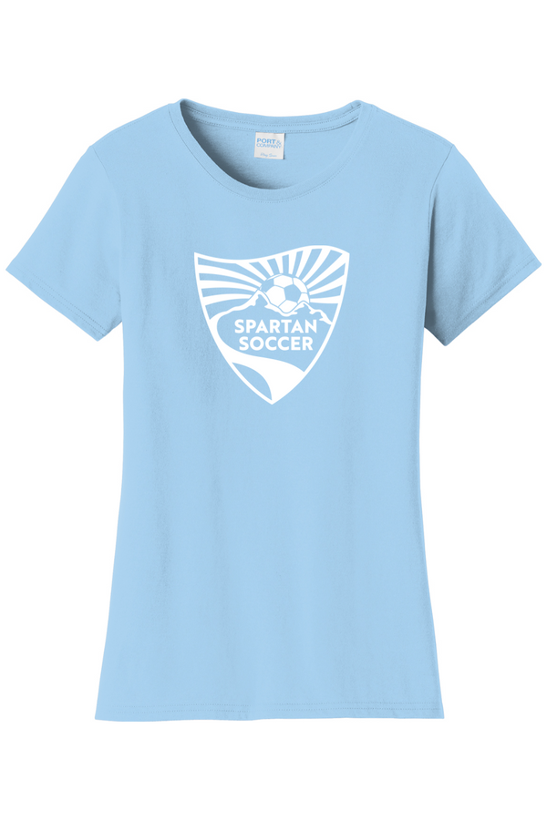 Spartan Soccer: LADIES Ringspun Cotton Tee