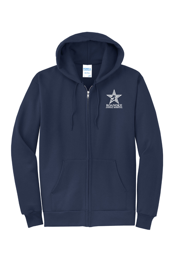 RAH: ADULT Fleece Full-Zip Hooded Sweatshirt