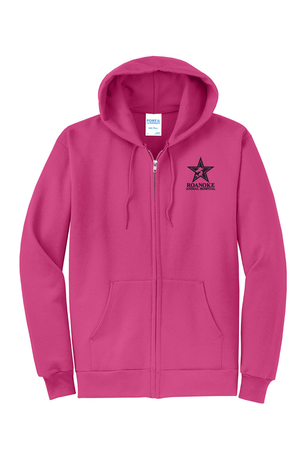 RAH: ADULT Fleece Full-Zip Hooded Sweatshirt