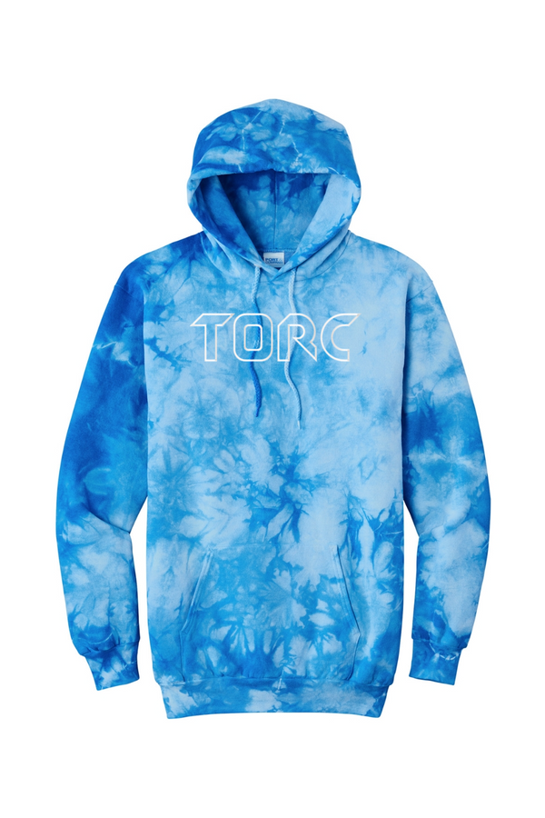 Torc: Crystal Tie-Dye Pullover Hoodie (FullFront Embroidery)