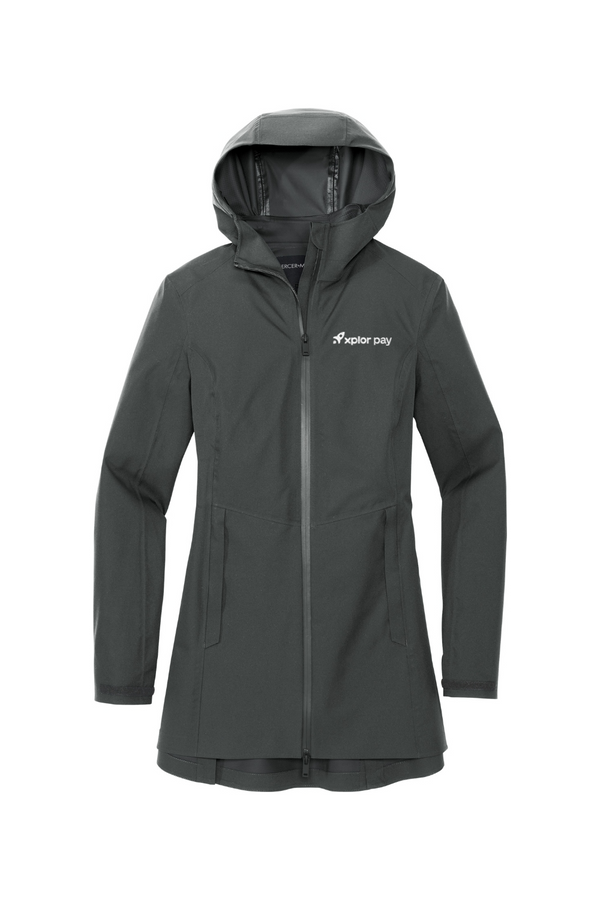 Xplor Pay: LADIES Waterproof Rain Shell (Embroidered)