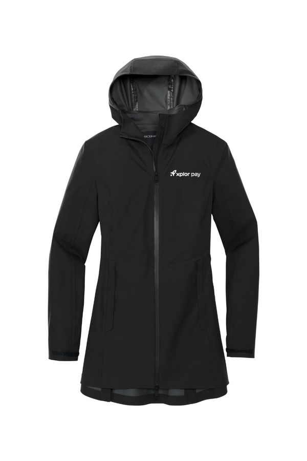 Xplor Pay: LADIES Waterproof Rain Shell (Embroidered)