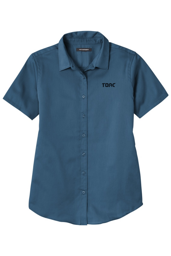 Torc: LADIES Short Sleeve SuperPro React Twill Shirt