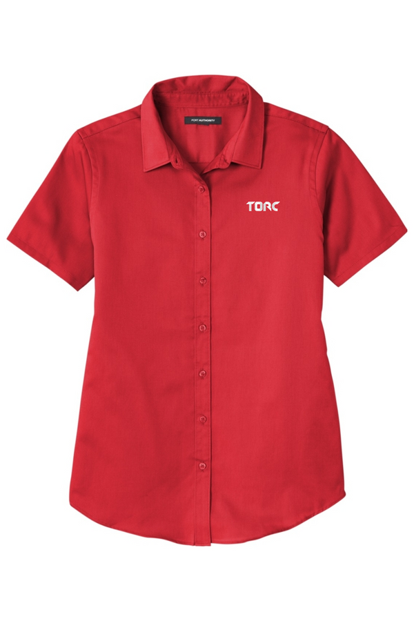 Torc: LADIES Short Sleeve SuperPro React Twill Shirt