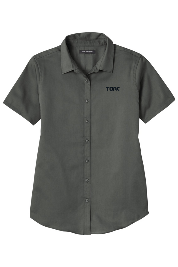 Torc: LADIES Short Sleeve SuperPro React Twill Shirt