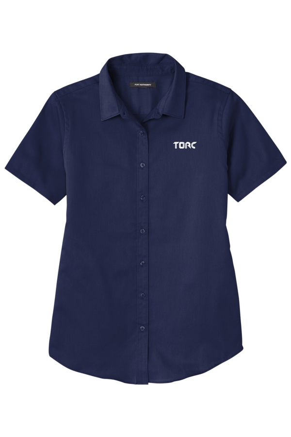 Torc: LADIES Short Sleeve SuperPro React Twill Shirt