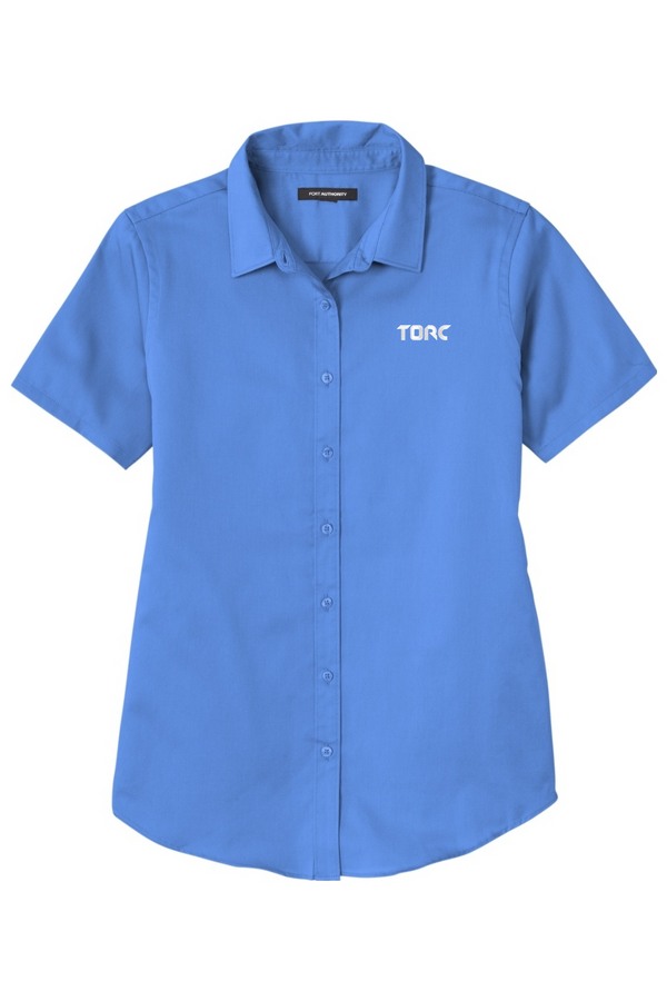 Torc: LADIES Short Sleeve SuperPro React Twill Shirt
