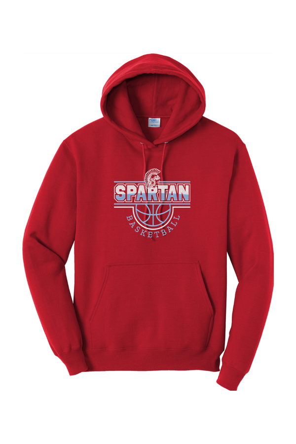 Spartan Basketball: ADULT Classic Pullover Hoodie