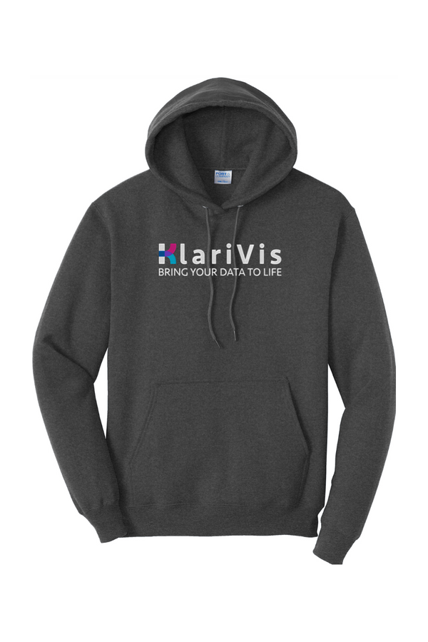 KlariVis: ADULT Heather Fleece Pullover Hooded Sweatshirt