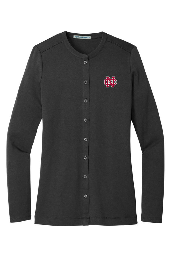 North Cross: LADIES Stretch Button-Front Cardigan