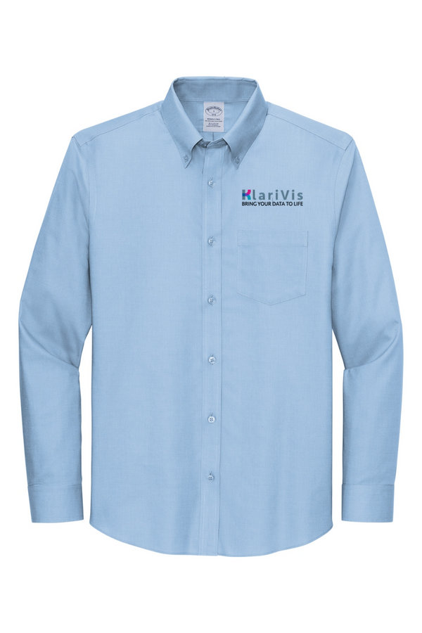 KlariVis: Brooks Brothers ADULT Wrinkle-Free Stretch Nailhead Shirt