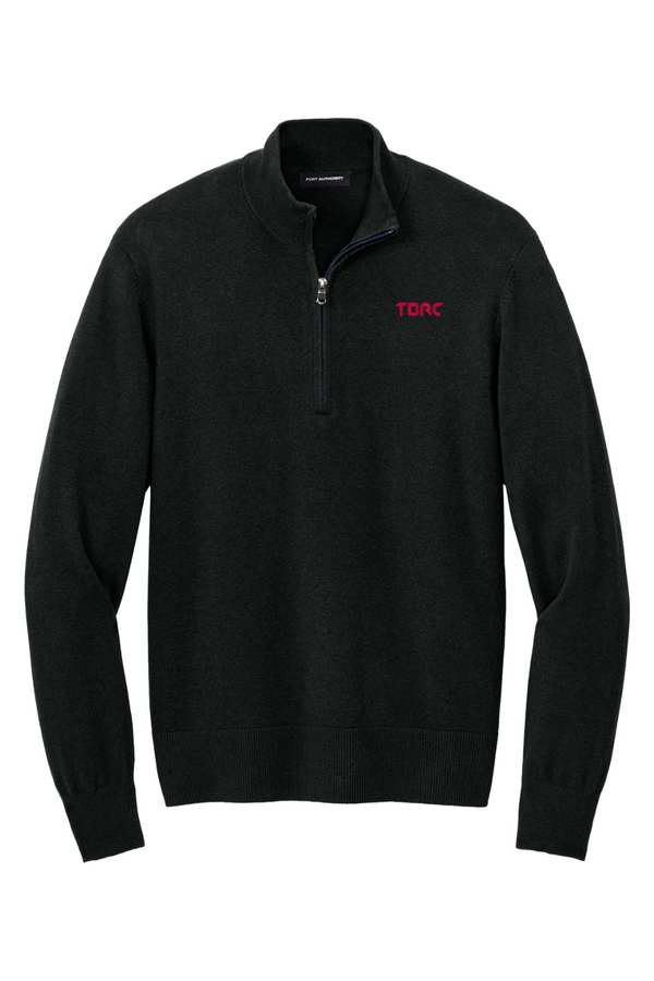 Torc: Port Authority Easy Care 1/4-Zip Sweater