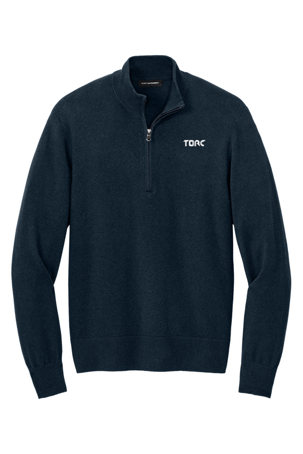 Torc: Port Authority Easy Care 1/4-Zip Sweater