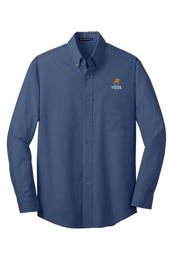 VDOE: ADULT Crosshatch Easy Care Shirt
