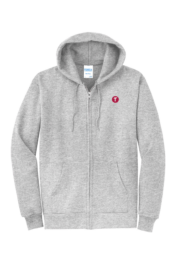 Torc: Classic Fleece Full-Zip Hooded Sweatshirt