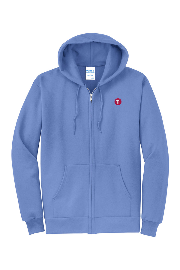 Torc: Classic Fleece Full-Zip Hooded Sweatshirt