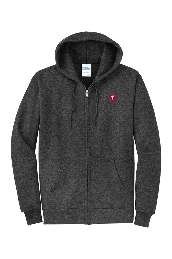 Torc: Classic Fleece Full-Zip Hooded Sweatshirt
