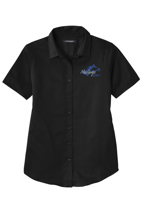 MVES Staff: LADIES Short Sleeve Twill Shirt
