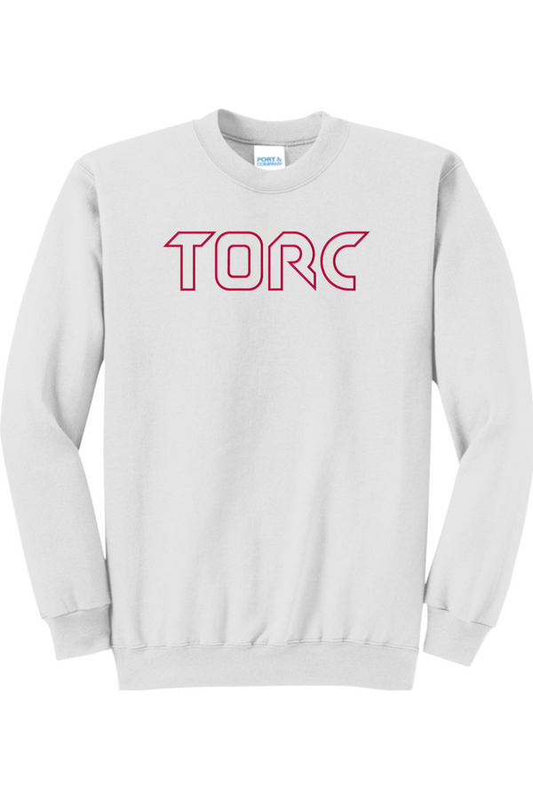 Torc Horn Award: Core Fleece Crewneck Sweatshirt WITH SLEEVE LOGO