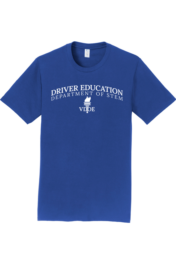 VDOE Driver Ed: ADULT Ringspun Cotton Tee