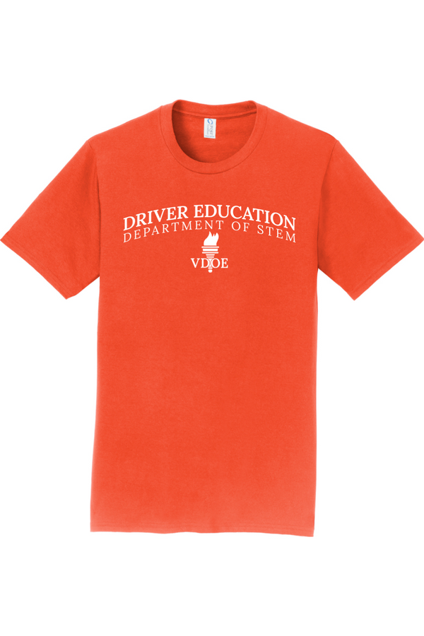 VDOE Driver Ed: ADULT Ringspun Cotton Tee