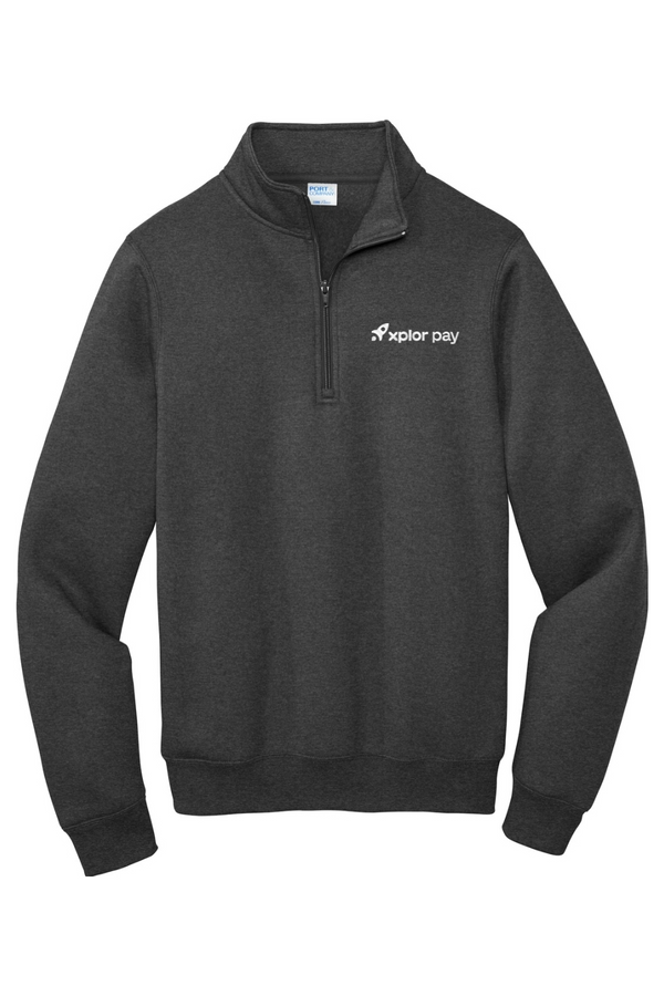 Xplor Pay: ADULT Classic Fleece 1/4-Zip Pullover Sweatshirt (Embroidered)