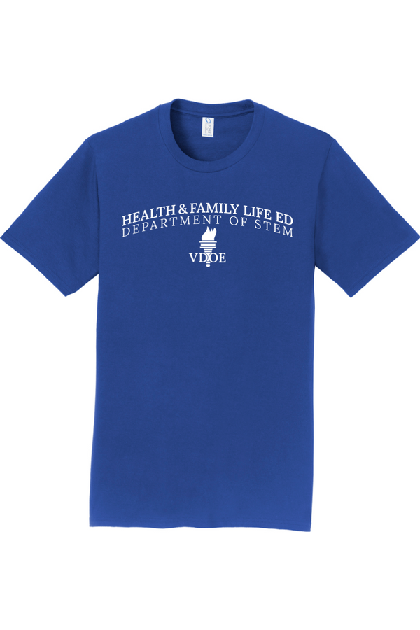 VDOE Health ED: ADULT Ringspun Tee