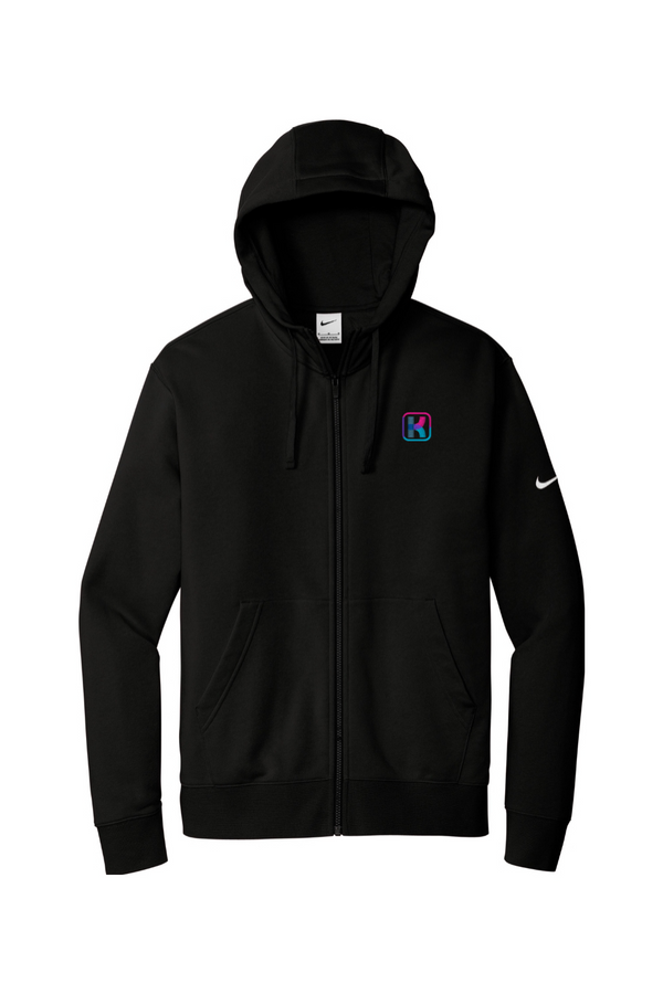 KlariVis: Nike ADULT Fleece Full-Zip Hoodie (with Sleeve Logo)